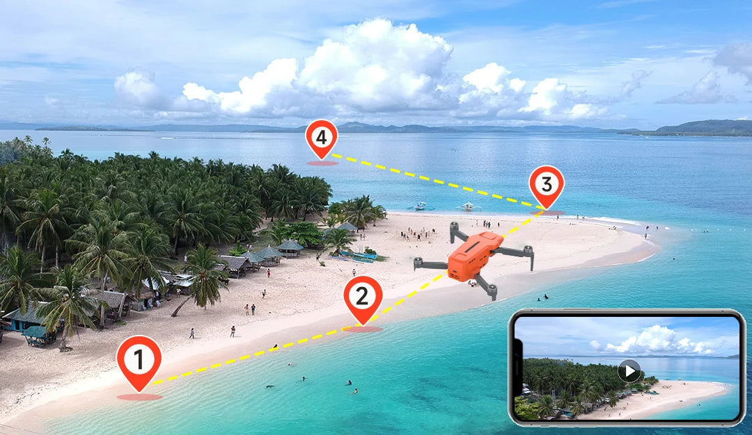 FIMI MINI 3 Drone 4K 60fps Camera with Sensor 48MP | 245g Lightweight No Registration | 9km Range | Night Video AI