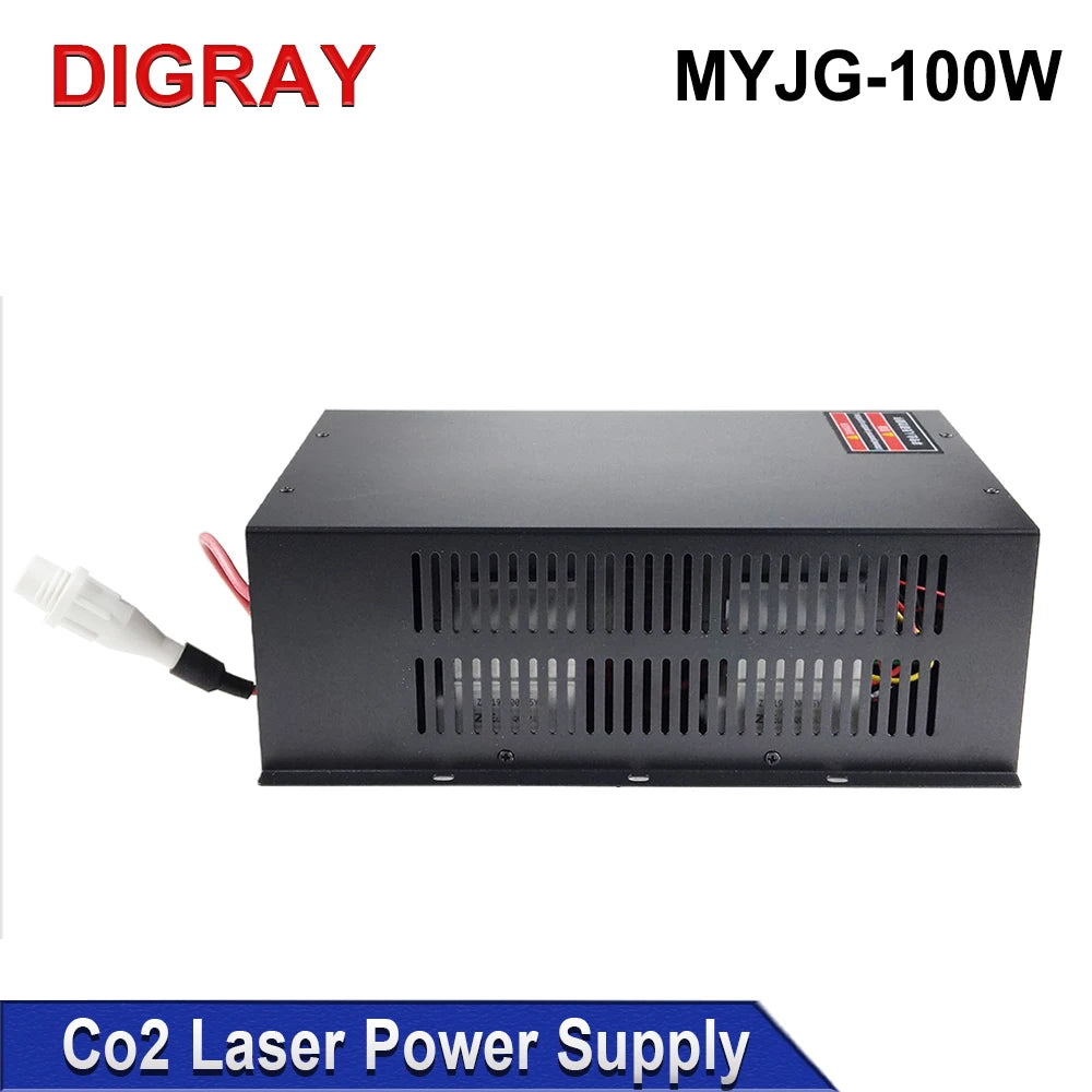 DIGRAY 100W Co2 Laser Power Supply MYJG-100W for 80W 100W Laser Cutting and Engraving Machine
