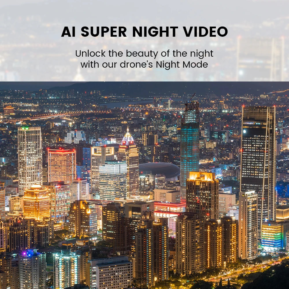 FIMI MINI 3 Drone 4K 60fps Camera with Sensor 48MP | 245g Lightweight No Registration | 9km Range | Night Video AI