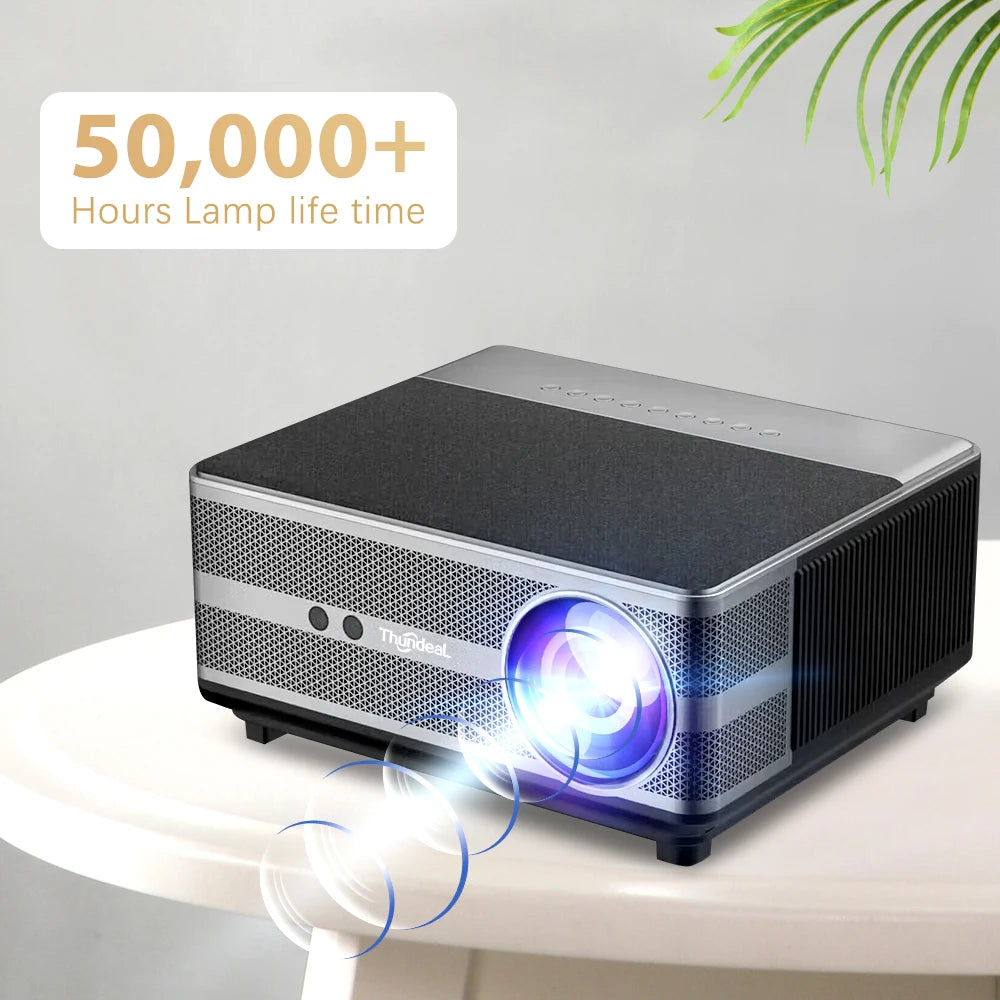 ThundeaL Full HD 1080P Projector TD98W for 2K 4K Video Audio WiFi Android Home Theater TD98 Cinema Beam Projector PK DLP Beamer