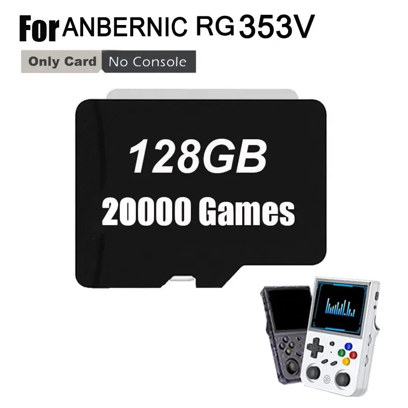 ANBERNIC RG353V Retro Handheld Game Console - 512GB Preloaded 100K Games PSP Emulator