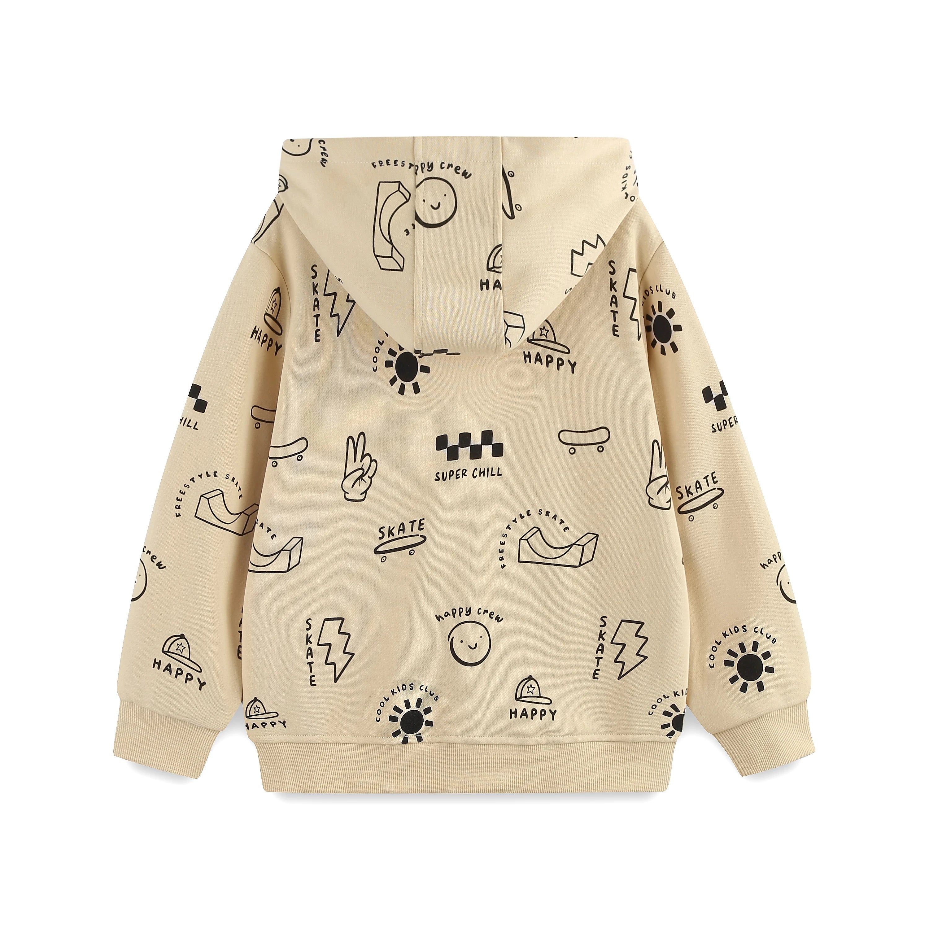 Boys' Hooded Sweatshirt for Autumn & Winter, Skin-Friendly & Durable, Suitable for Home & Outdoor Play