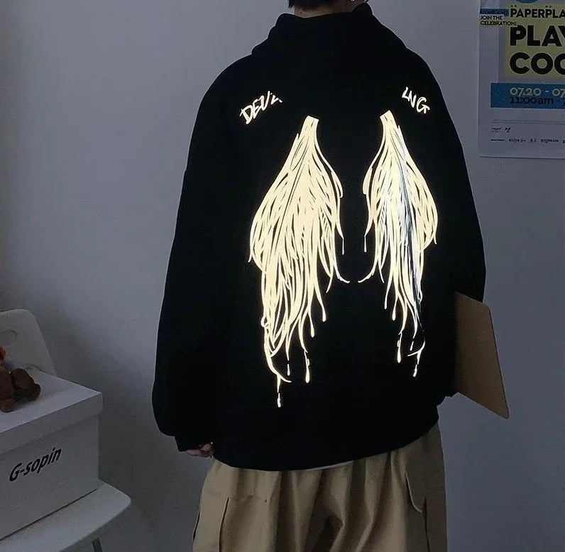 Men's Streetwear Hoodie - Graphic Print Hooded Sweatshirt