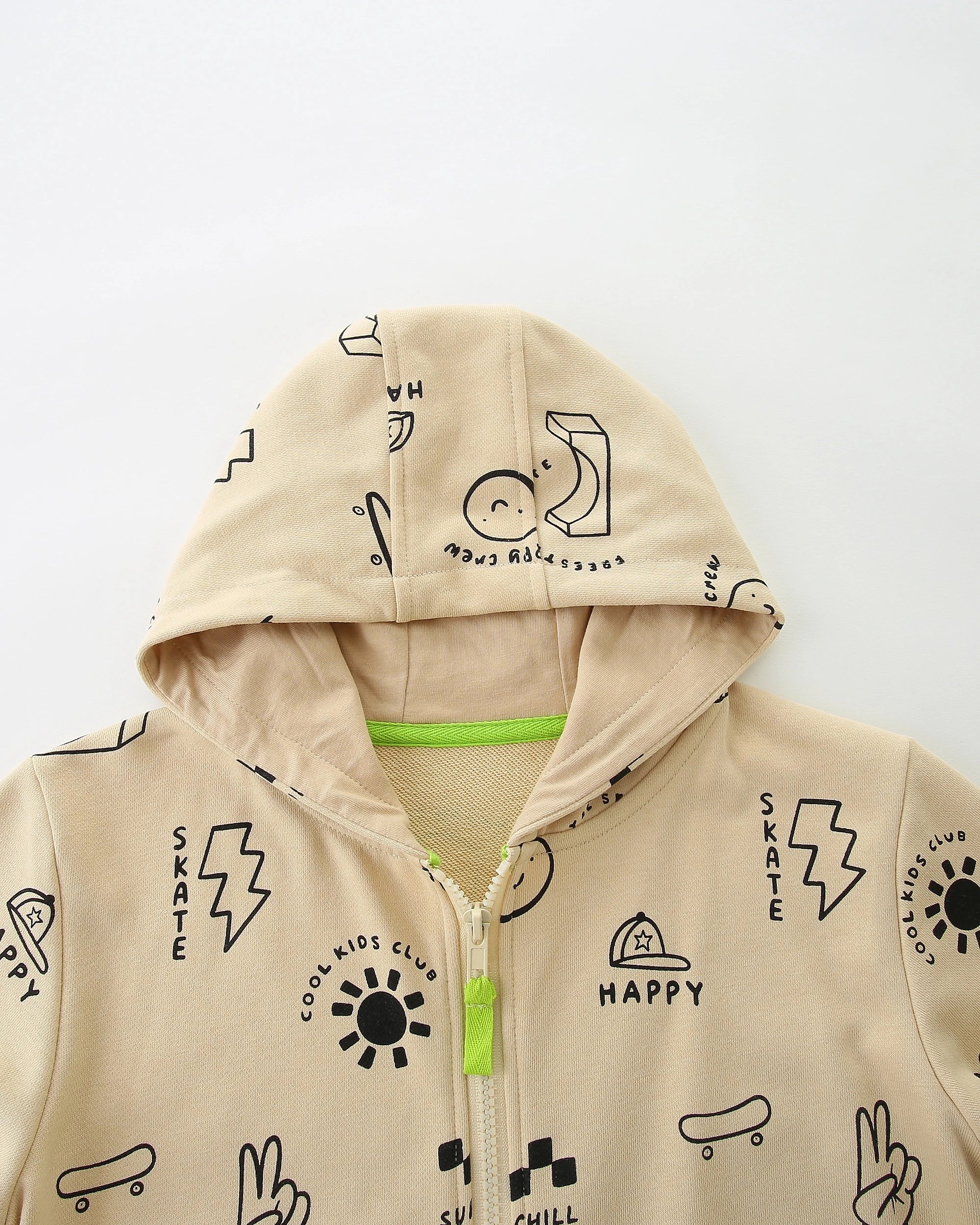 Boys' Hooded Sweatshirt for Autumn & Winter, Skin-Friendly & Durable, Suitable for Home & Outdoor Play