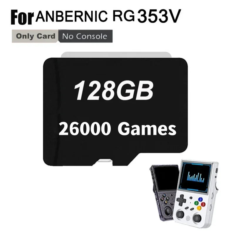 ANBERNIC RG353V Retro Handheld Game Console - 512GB Preloaded 100K Games PSP Emulator