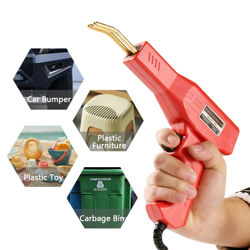 Plastic Welder Welding Machine Car Bumper Soldering Gun 4 Types Staples for Bumper/Kayak/Plastic Product Repairs