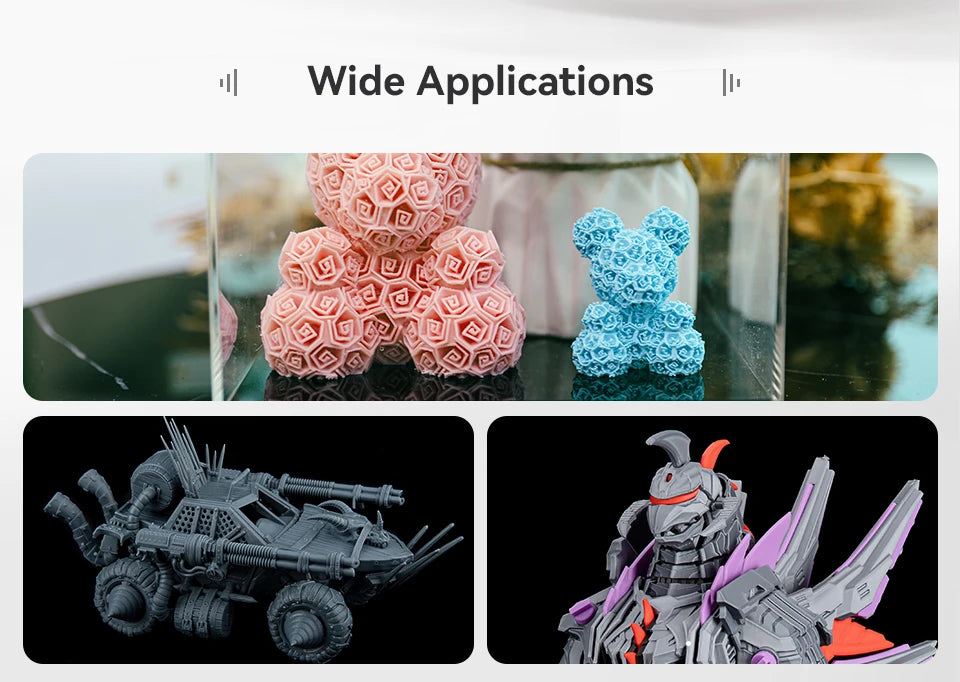 ELEGOO ABS-Like 3D Printer Resin LCD UV-Curing Resin 405nm ABS-Like Standard Photopolymer Resin for LCD 3D Printing 1000g