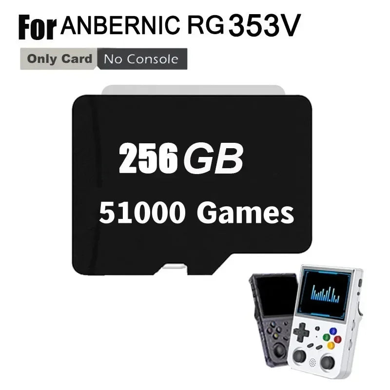 ANBERNIC RG353V Retro Handheld Game Console - 512GB Preloaded 100K Games PSP Emulator