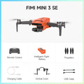 FIMI MINI 3 Drone 4K 60fps Camera with Sensor 48MP | 245g Lightweight No Registration | 9km Range | Night Video AI