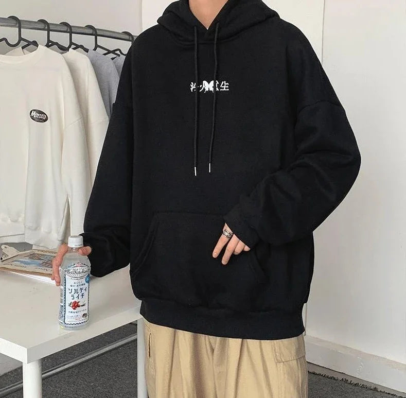 Men's Streetwear Hoodie - Graphic Print Hooded Sweatshirt
