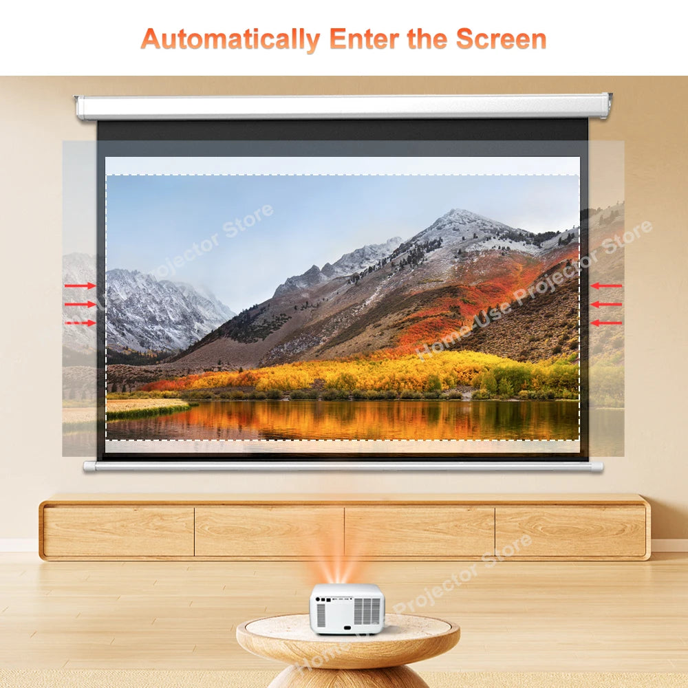 FlixTone D9W Ultra 3000 ANSI Full HD 1080P Projector for Movies Android  WiFi 6 Home Theater Beam Projector for Outdoor Video