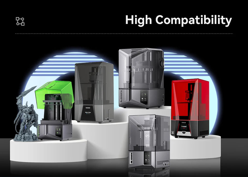 ELEGOO ABS-Like 3D Printer Resin LCD UV-Curing Resin 405nm ABS-Like Standard Photopolymer Resin for LCD 3D Printing 1000g
