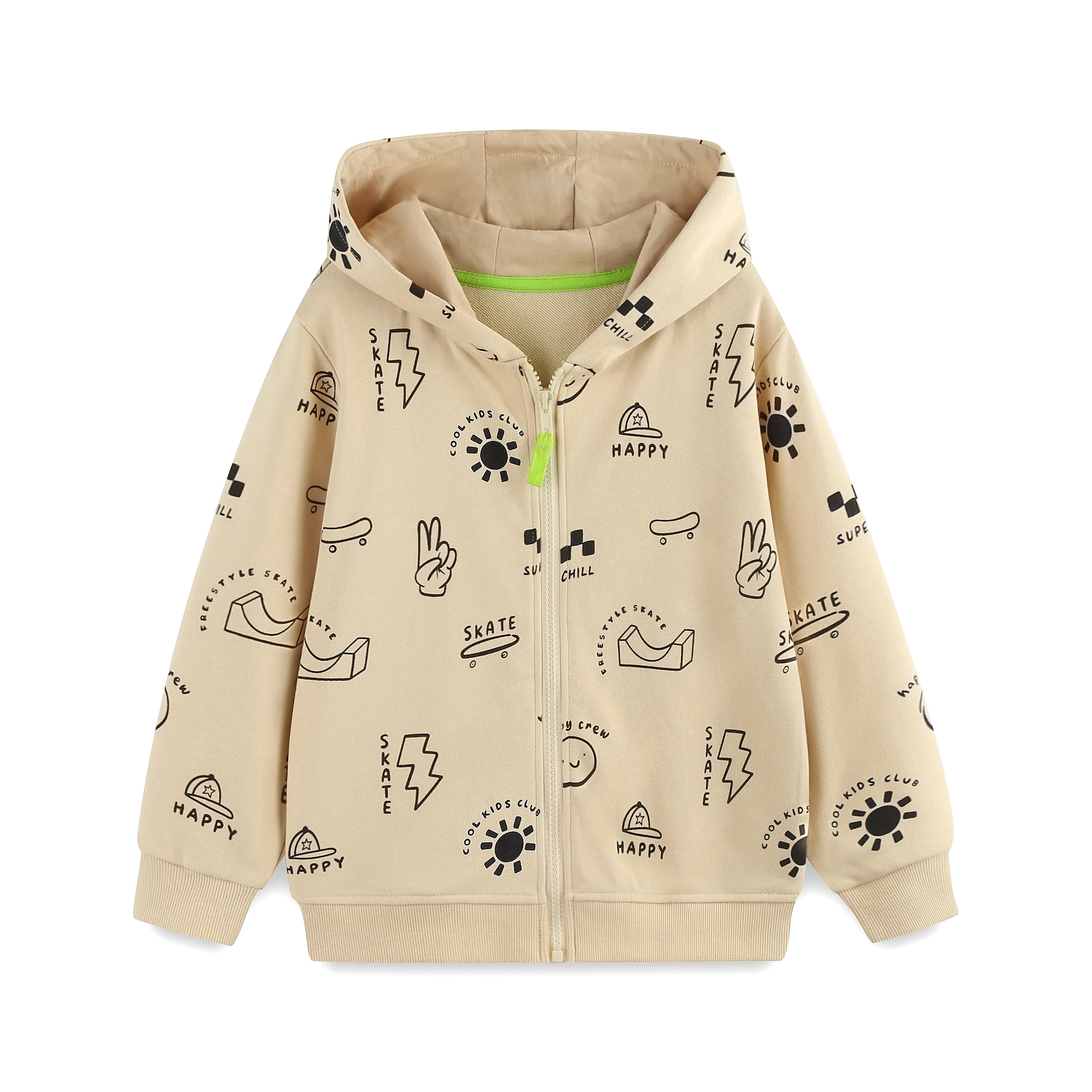 Boys' Hooded Sweatshirt for Autumn & Winter, Skin-Friendly & Durable, Suitable for Home & Outdoor Play