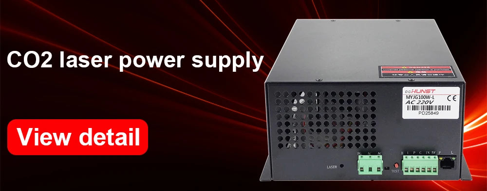 DIGRAY 100W Co2 Laser Power Supply MYJG-100W for 80W 100W Laser Cutting and Engraving Machine