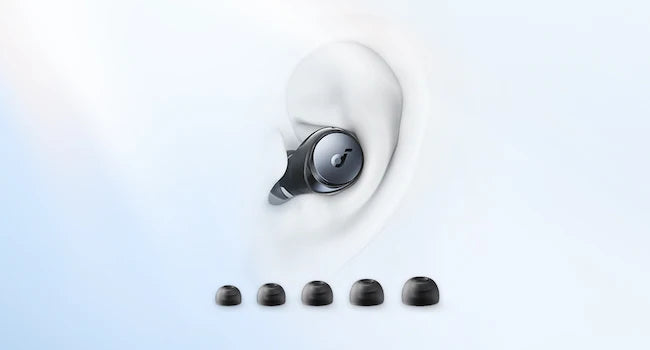 Soundcore by Anker Space A40 Earphones Adaptive Active Noise Cancelling Wireless Earbuds Wireless Bluetooth Headphones