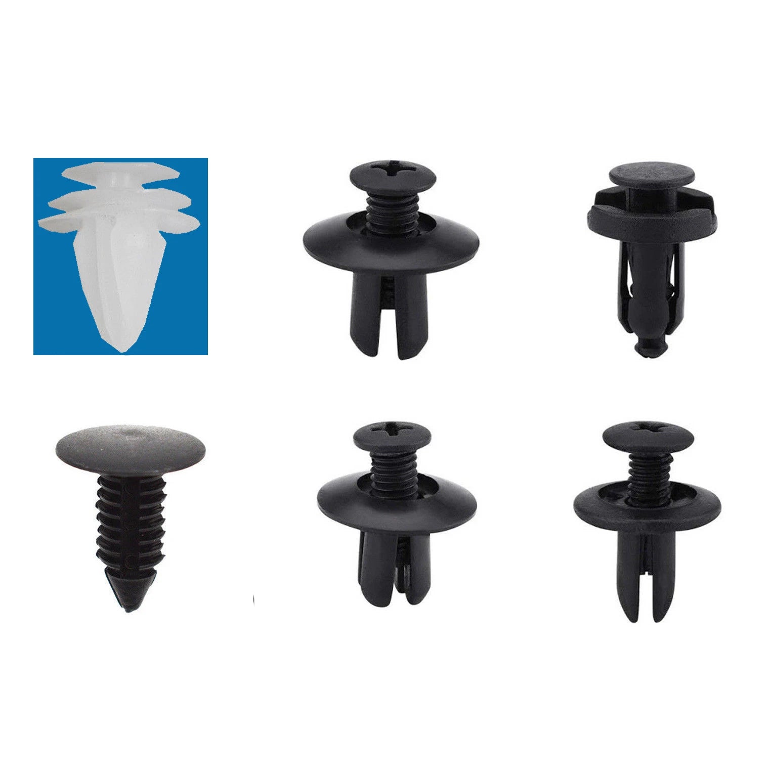 Auto Fastener Clip Mixed Car Body Push Retainer Pin Rivet Bumper Door Trim Panel Fastener Kit Car Clips Box or Bag packaging