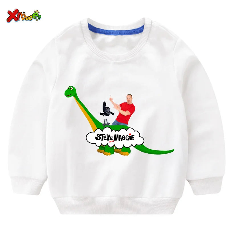Kids Steve Maggie Sweatshirt - Boys Girls Casual Hoodie Pullover