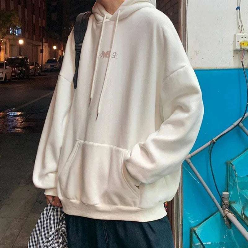 Men's Streetwear Hoodie - Graphic Print Hooded Sweatshirt